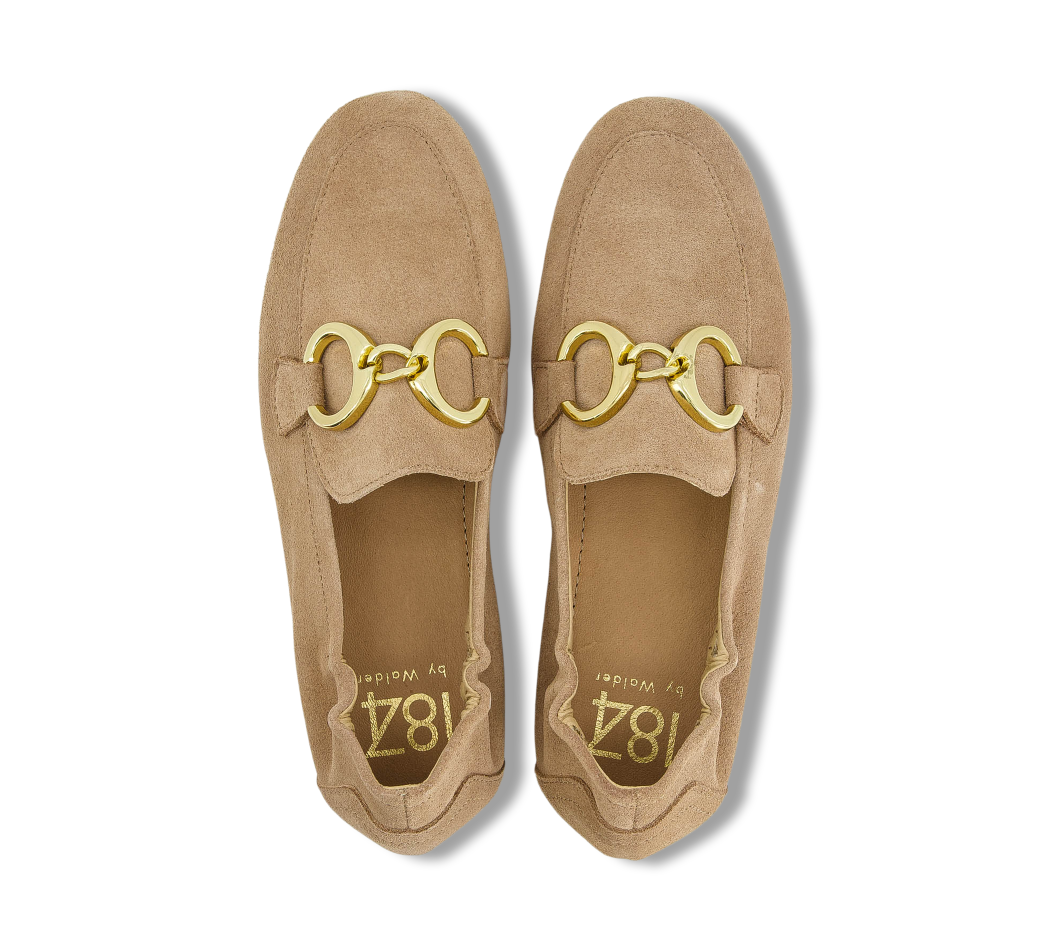 1874 by Walder Loafers beige/taupegrau