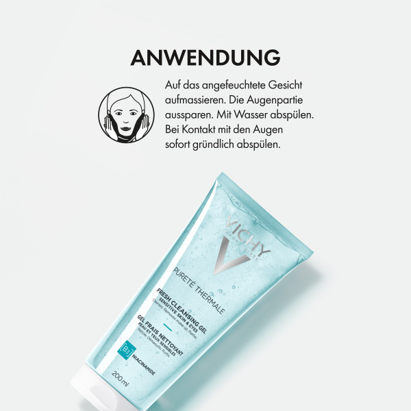 Vichy Pureté Thermale Reinigungsgel Gel (neu) Tb 200 ml
