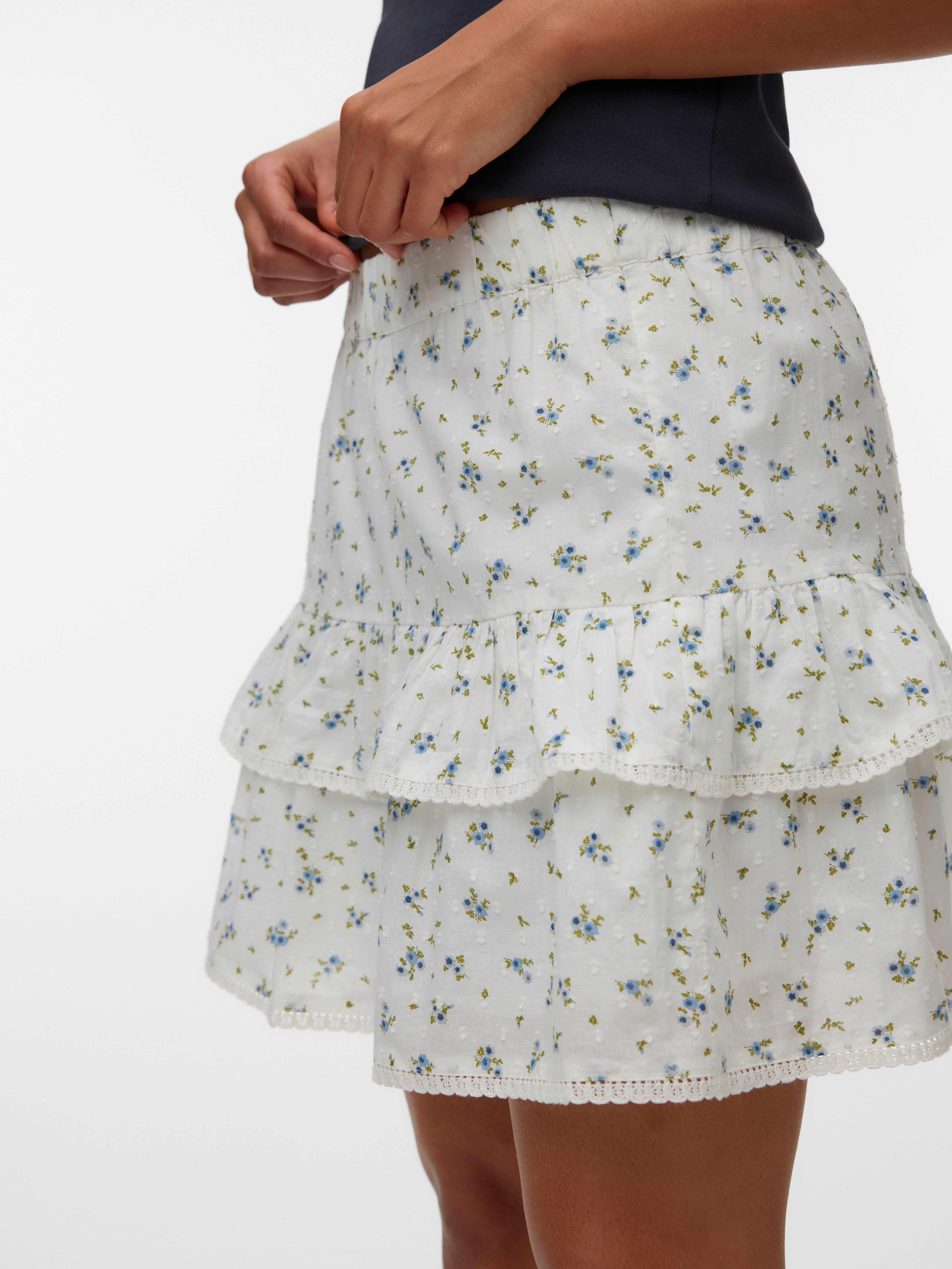 VMTRINE Mid waist Korte rok