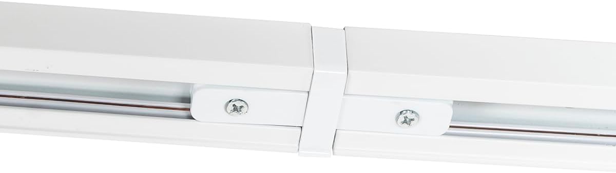 QAZQA - Modern Modernes 1-Phasen-Schienensystem Komplettset I Spotlight I Deckenspot I Deckenstrahler I Strahler mit 10 Spot I Spotlight I Deckenspot I Deckenstrahler I Strahler I Lampe I Leuchtes wei