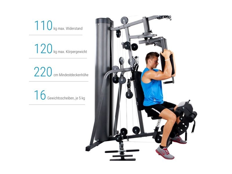 FINNLO by HAMMER Kraftstation Autark 1500 Multy-Gym für effektives Krafttraining