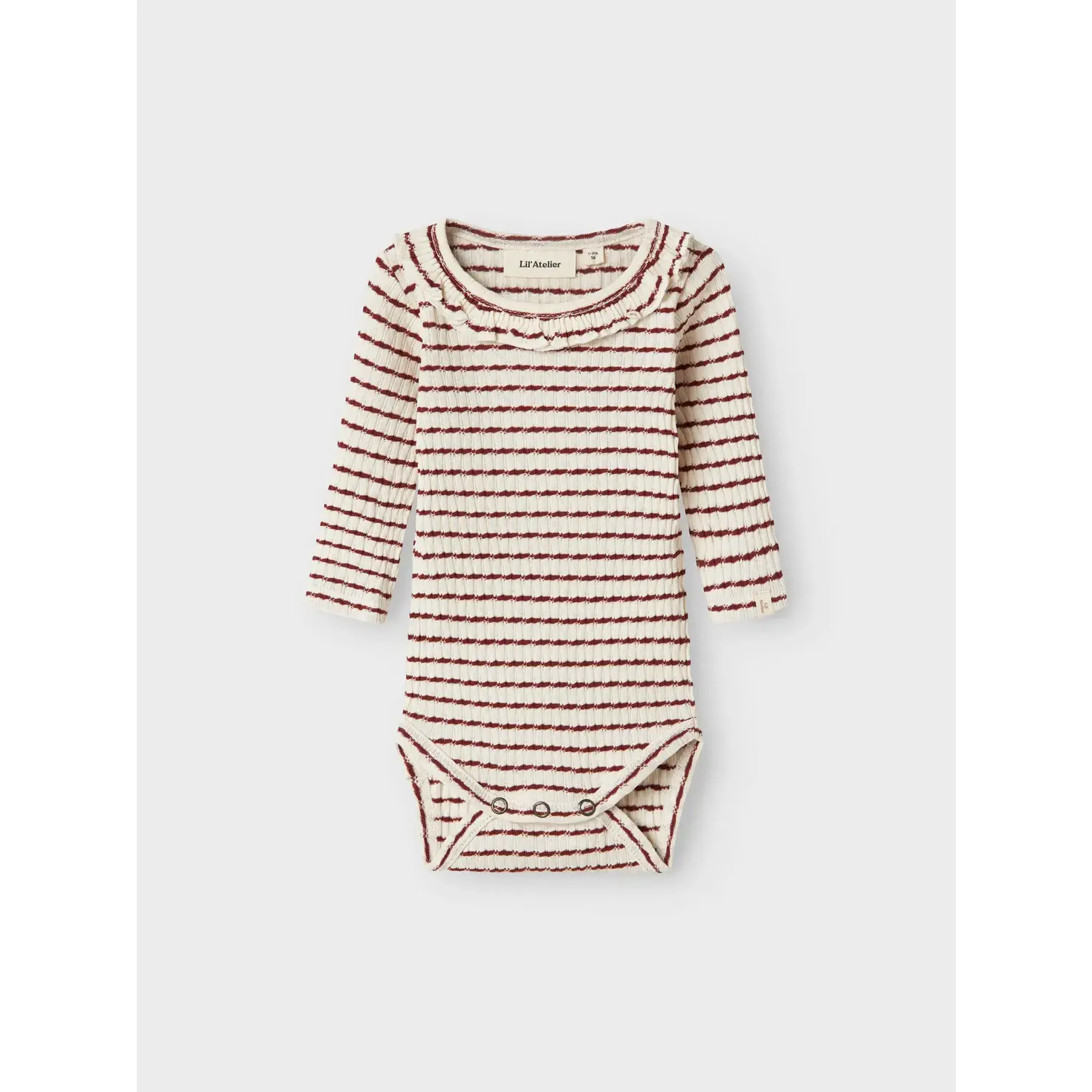 Lil ' Atelier | NBFOSOPHIA LS SLIM BODY LIL | Hot Chocolate