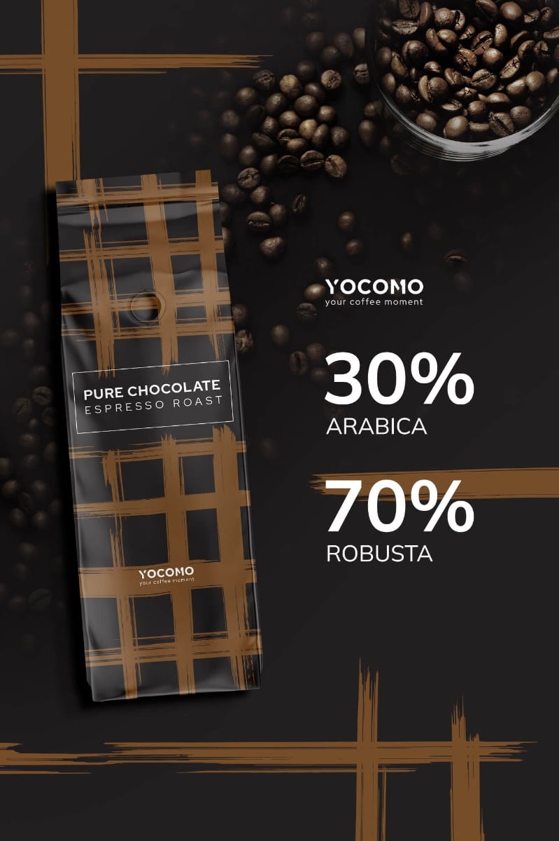 YOCOMO Pure Chocolate Espresso Roast Vorteilspaket 6kg