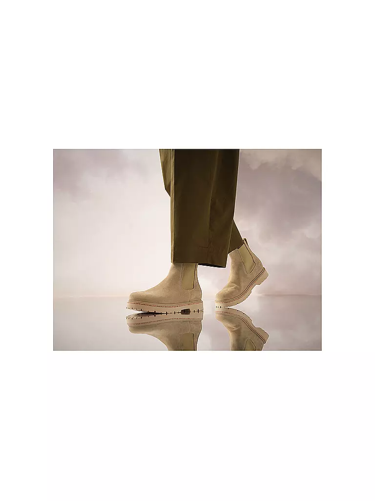 BIRKENSTOCK Chelsea Boots HIGHWOOD SLIP ON MID beige