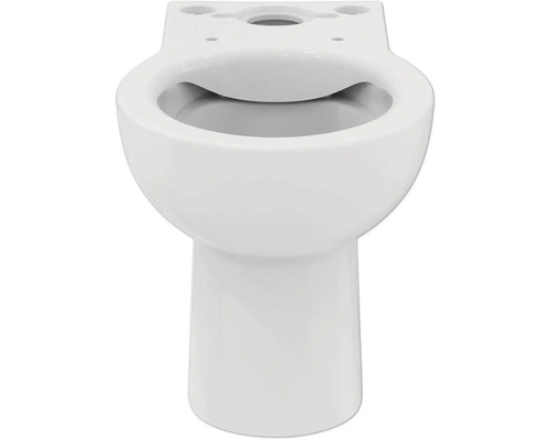 Ideal Standard WC-combinatieset Eurovit, randloos, glanzend wit met toiletzitting W007501