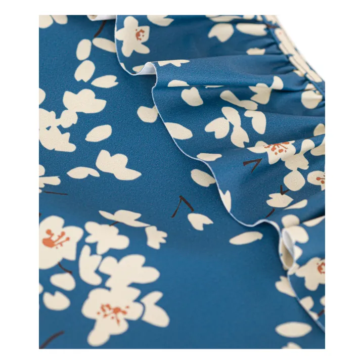 Petit Bateau Maillot 1 Pièce Madame Blossom | Bleu