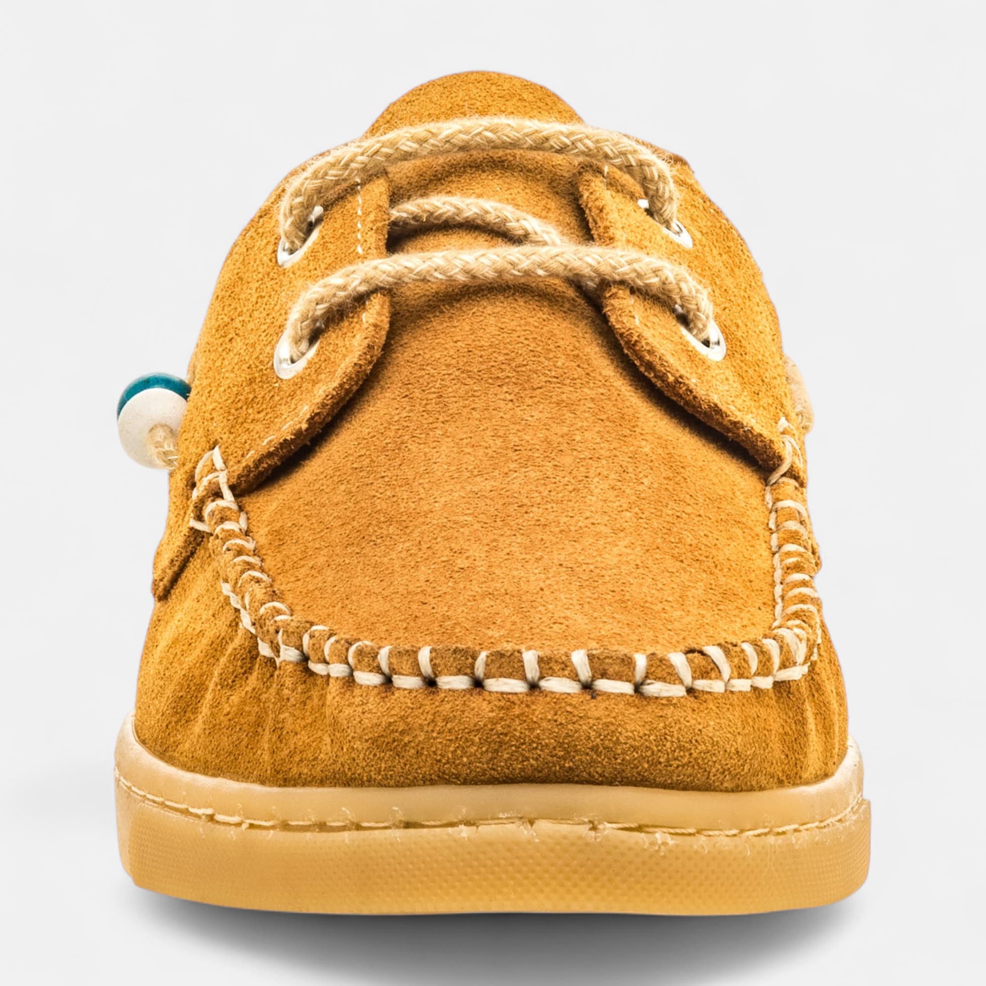 Mocassins Femme en cuir cognac