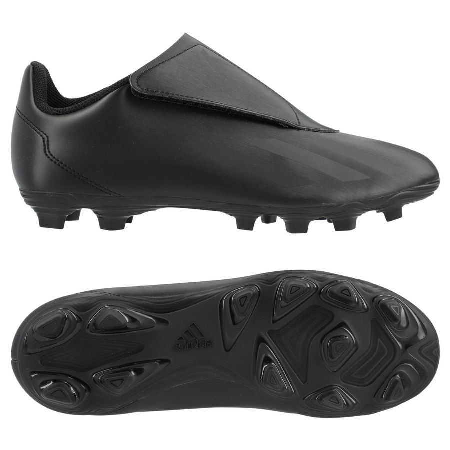 adidas X Crazyfast .4 Velcro FG Nightstrike - Noir Enfant