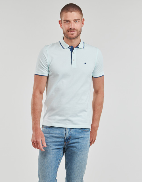 Jack & Jones - JJEPAULOS POLO SS - Bleu