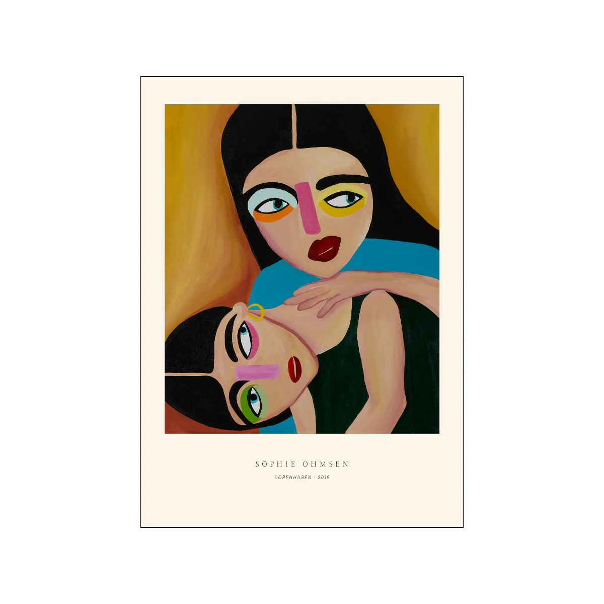Poster & Frame  Sophie Ohmsen plakat, Opmærksom - 30x40 cm.