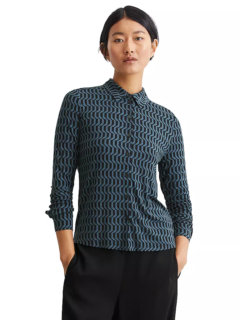 MARC O'POLO Jerseybluse  petrol