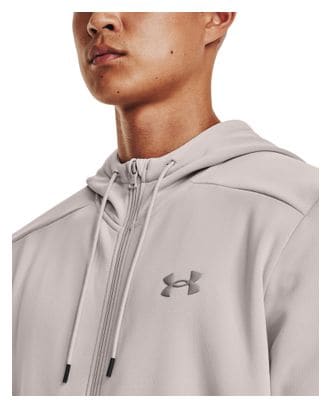 Sweat à capuche Zippé Under Armour Armour Fleece Gris Homme