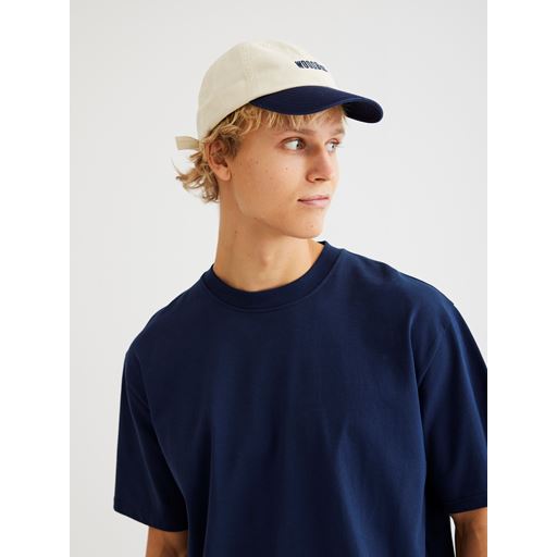 Woodbird Core Twill Kasket, Light Sand, One size