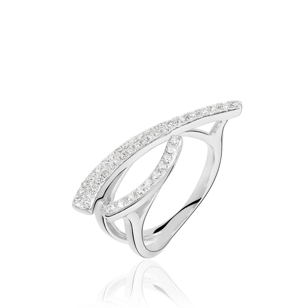 Bague Djazira Or Blanc Diamant