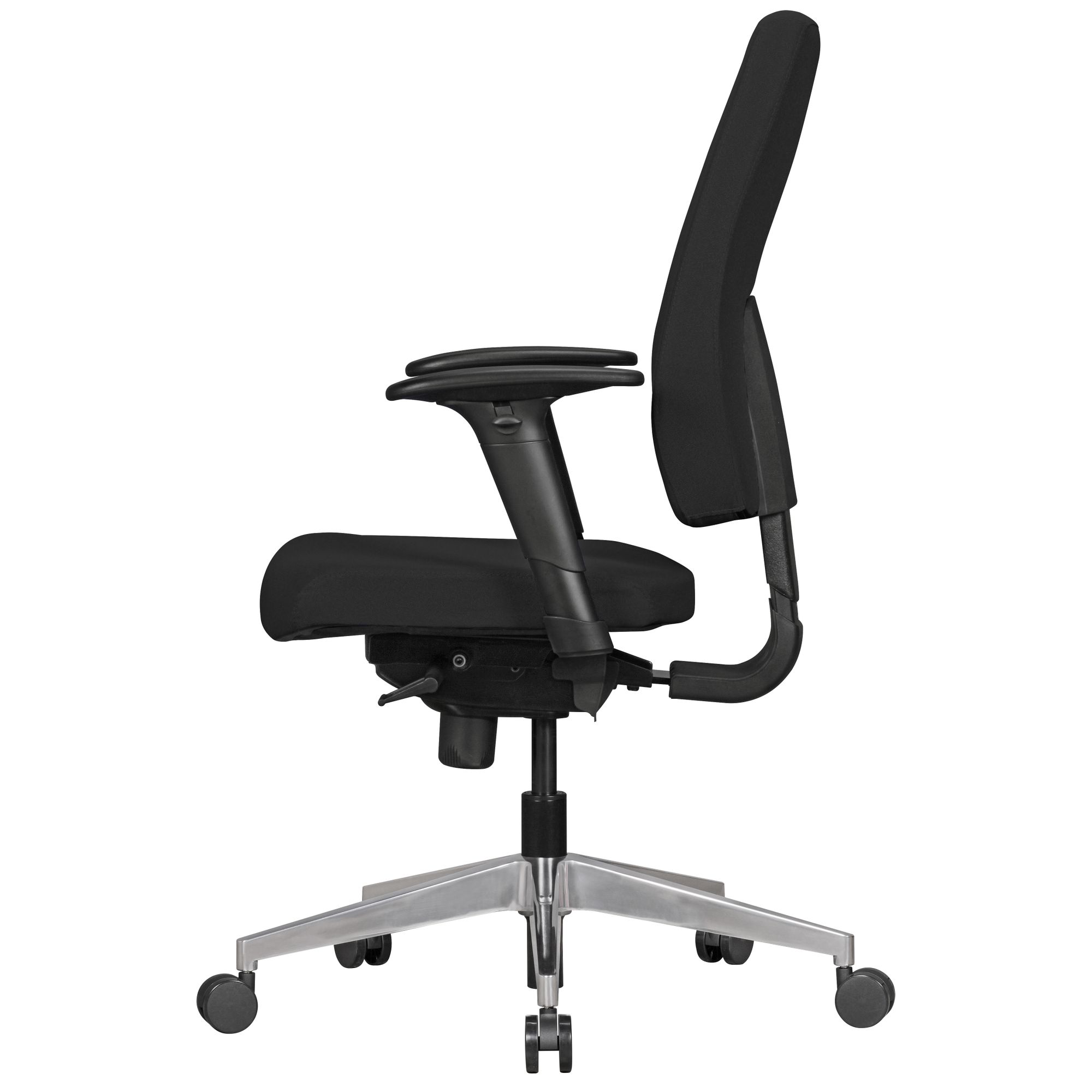 KADIMA DESIGN Bürostuhl Latina: Ergonomisches Design, Lendenwirbelstütze, höhenverstellbare Armlehnen, strapazierfähiger Stoff, Aluminium-Fußkreuz.