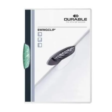 Durable 226032 Klemm-Mappe SWINGCLIP®, petrol/dunkelgrün transluzent
