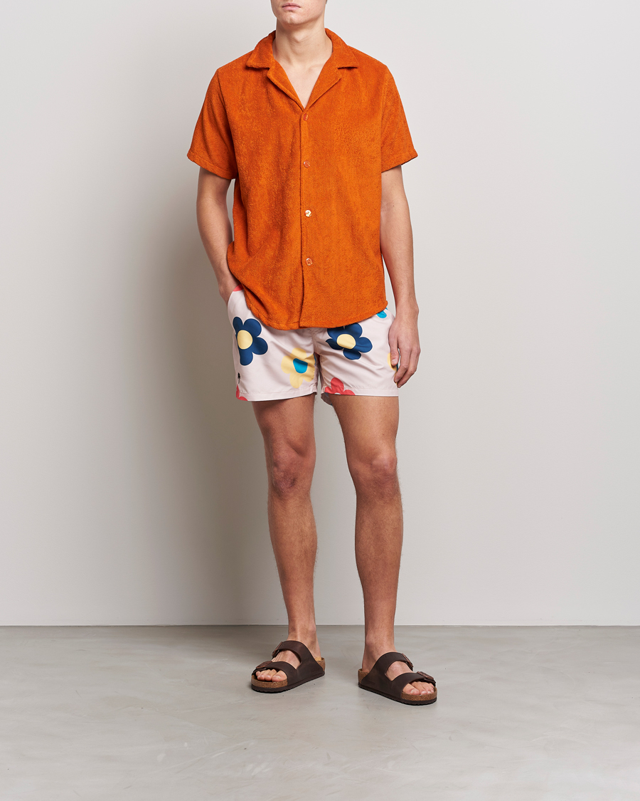 OAS Terry Cuba Short Sleeve Shirt Terracotta