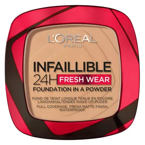 Base em Pó L'Oréal Paris Infallible 24H Fresh Wear nº 250 Areia Radiante 9g