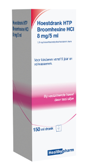 healthy pharm Hoestdrank HTP Broomhexine HCl 8 mg/5 ml 250ml