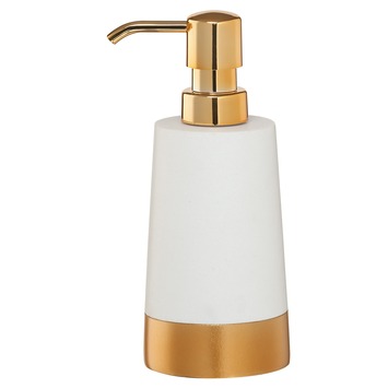 Sealskin zeepdispenser polyresin glossy goud
