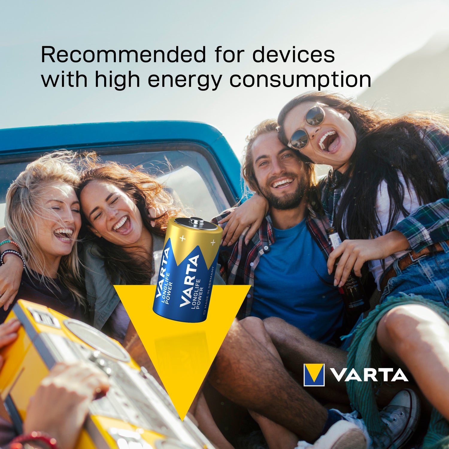 Varta D batterij Longlife Power 2 stuks