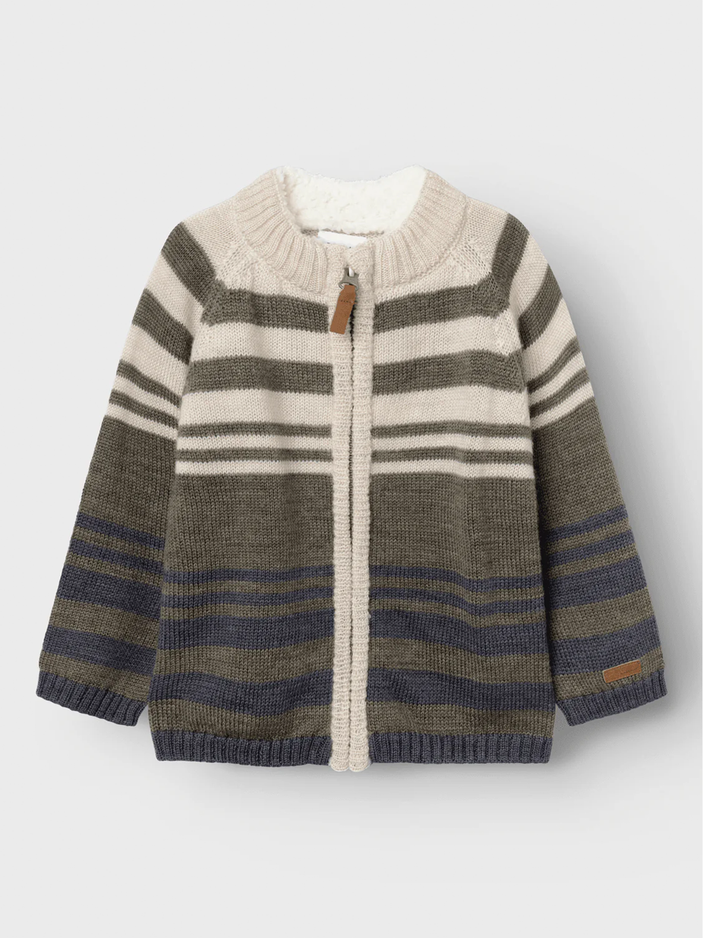 Wriss Wool Long Sleeve Knit Cardigan
