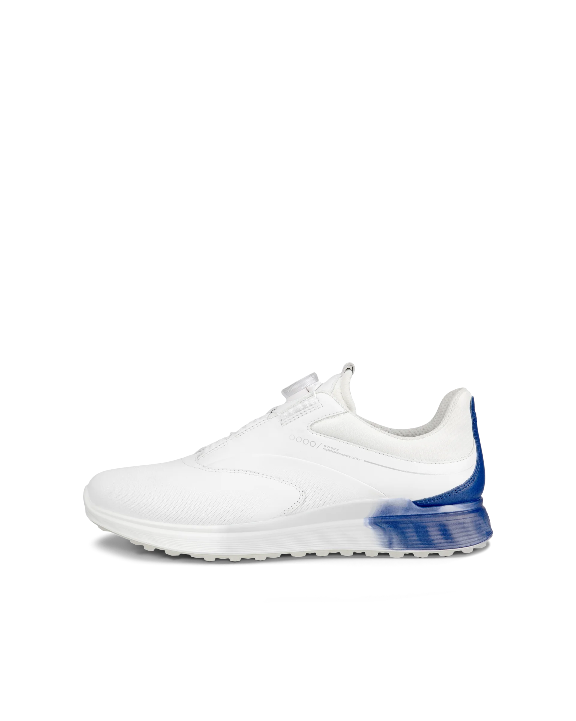 ECCO M Golf S-Three Herren Golfschuh aus Leder mit Gore-Tex Weiß