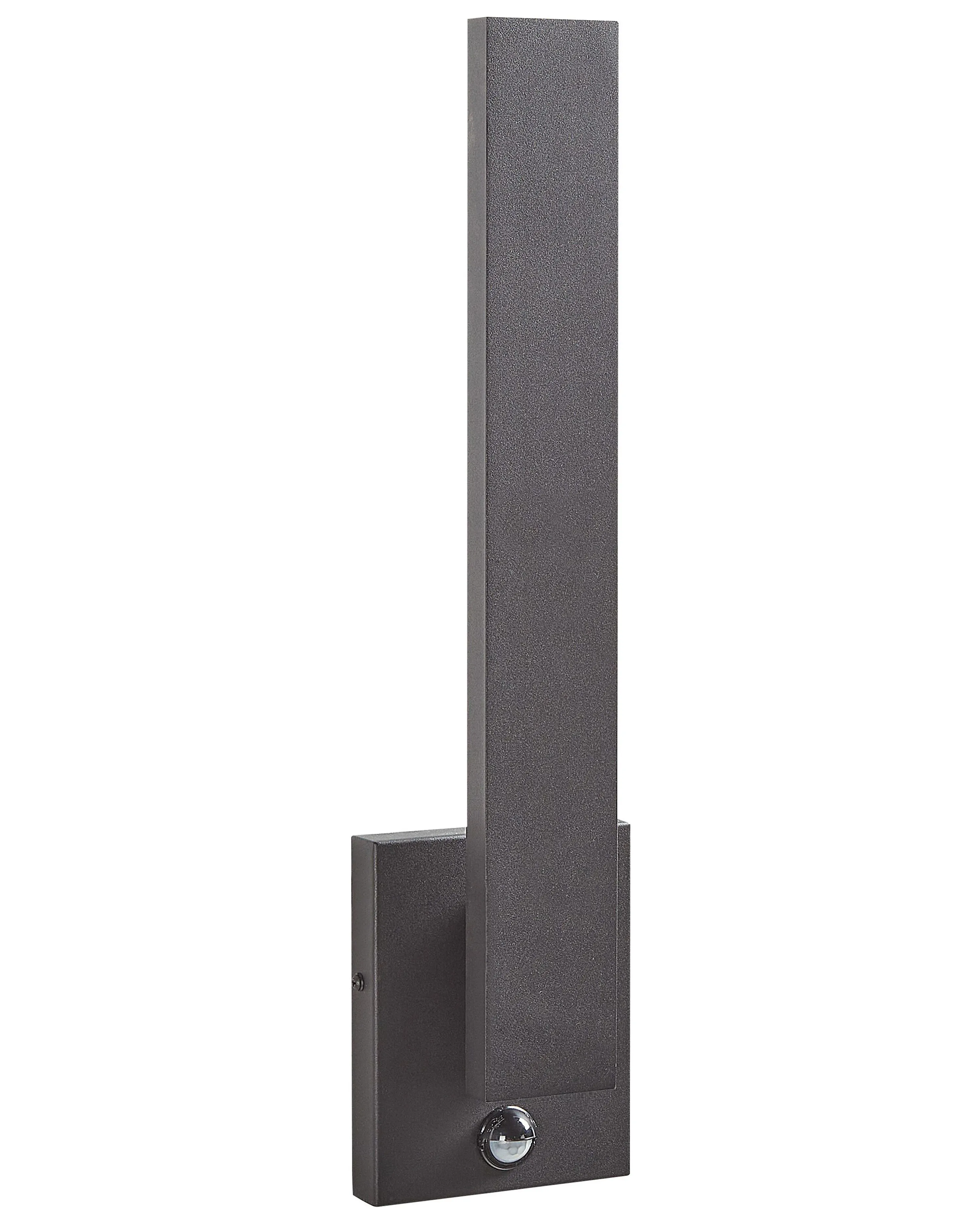 Buiten LED wandlamp TUMMEL met bewegingssensor Zwart