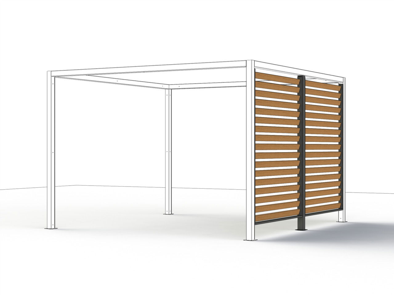 Siena Garden Sichtschutz Holzoptik SCHATTENMANUFAKTUR
