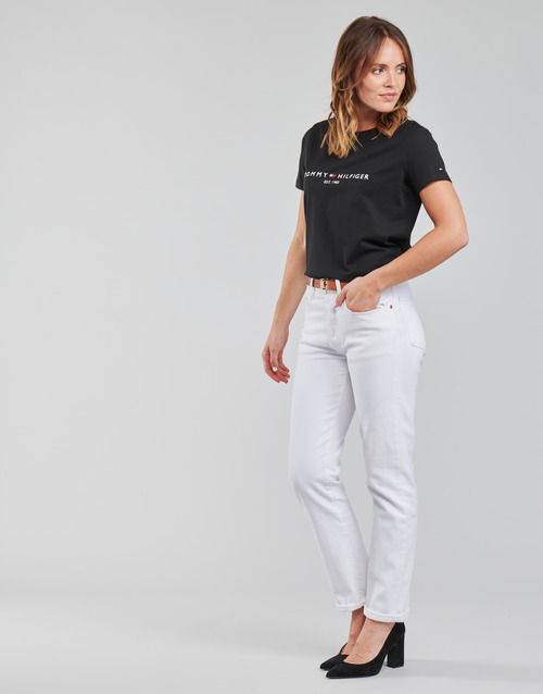 Tommy Hilfiger - HERITAGE HILFIGER CNK RG TEE - Noir