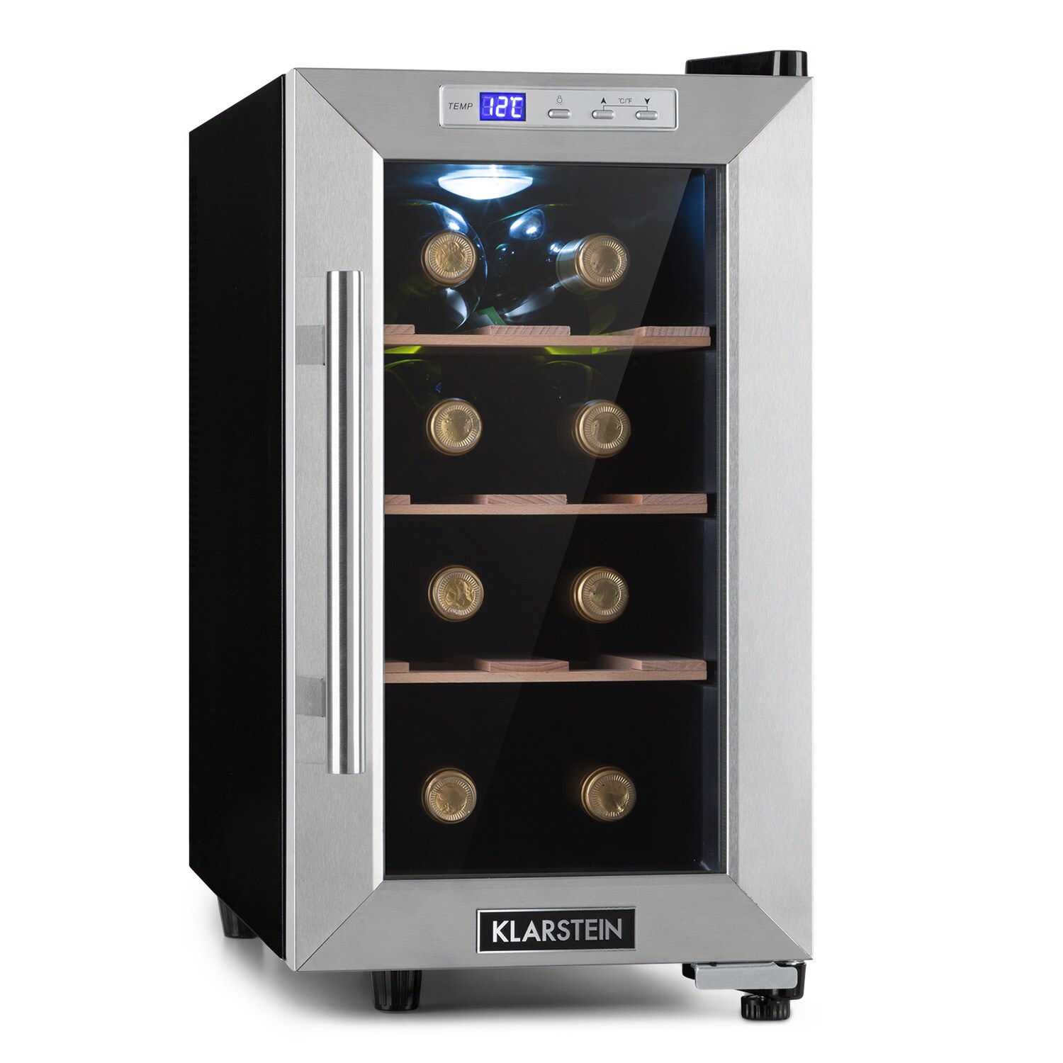 Reserva 8 Uno Weinkühlschrank 23 Ltr 8 Fl 11-18 °C 26 dB Edelstahl