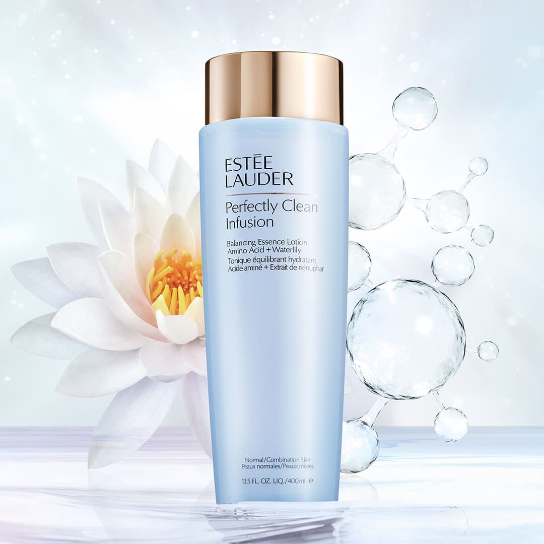 Estée Lauder Perfectly Clean Balancing Essence Lotion with Amino Acid + Waterlily - 400ml