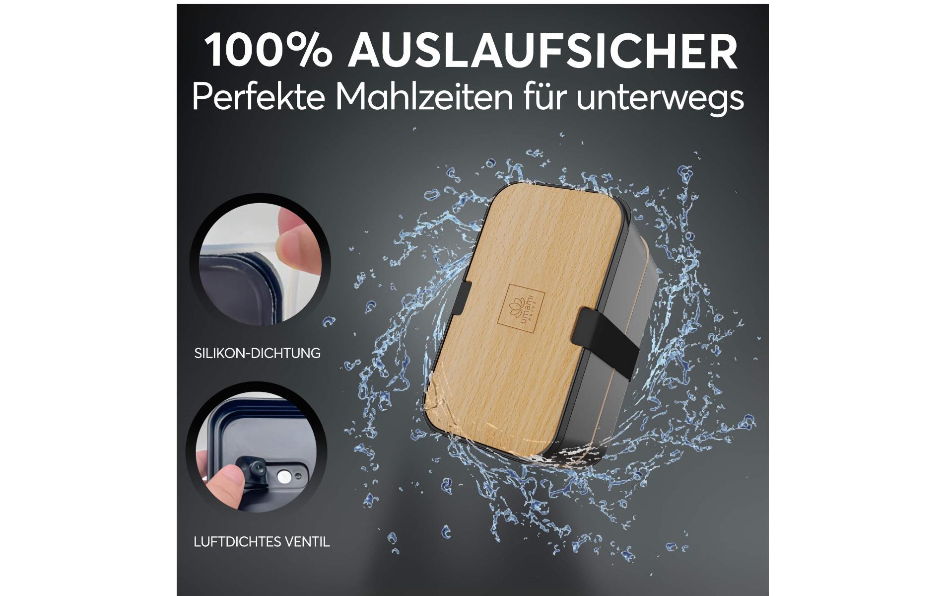 Lunchbox Nestable L Beech BlackPraktische und nachhaltige Lunchbox