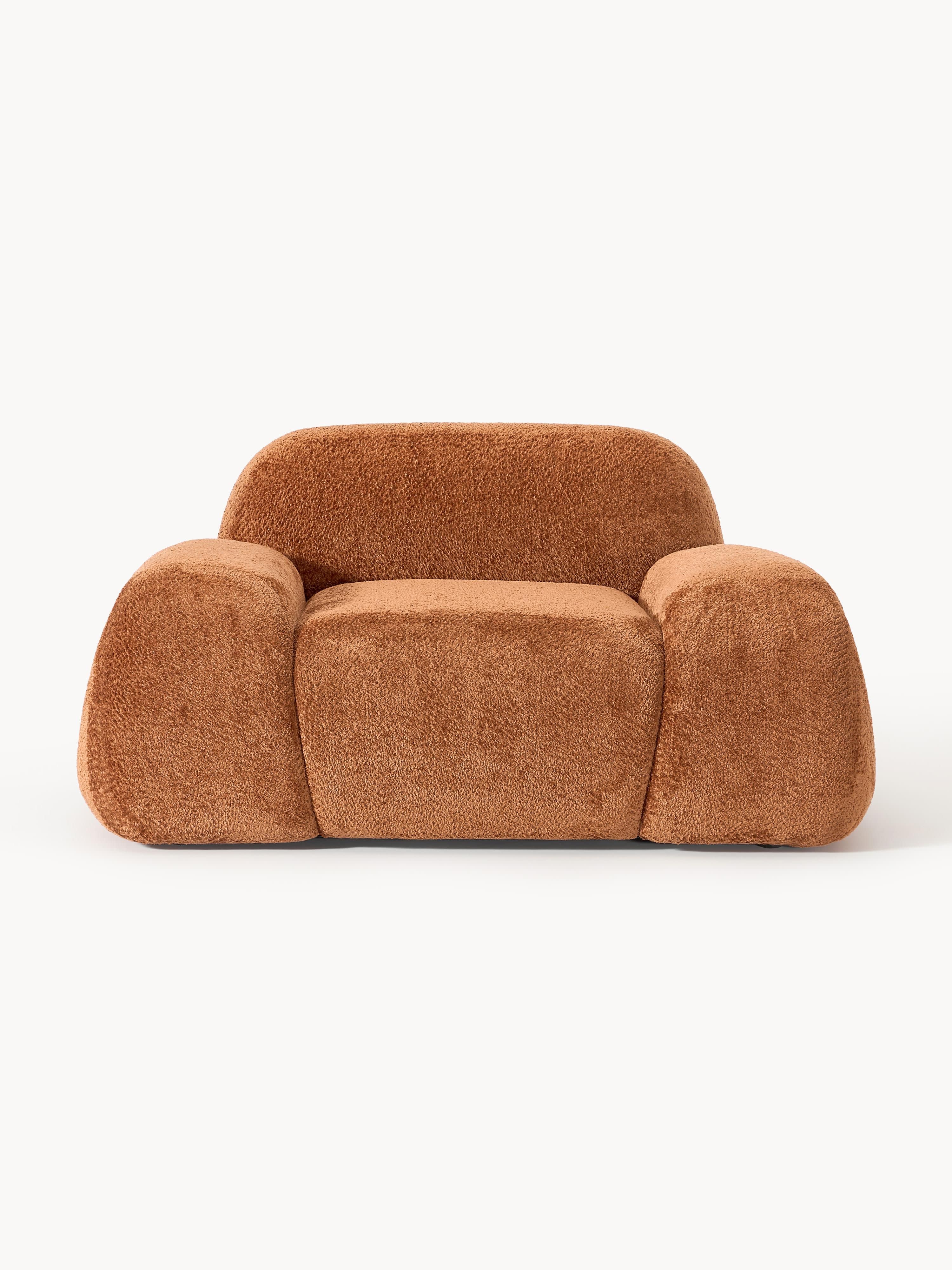 Loungefauteuil Wolke van teddy-bouclé