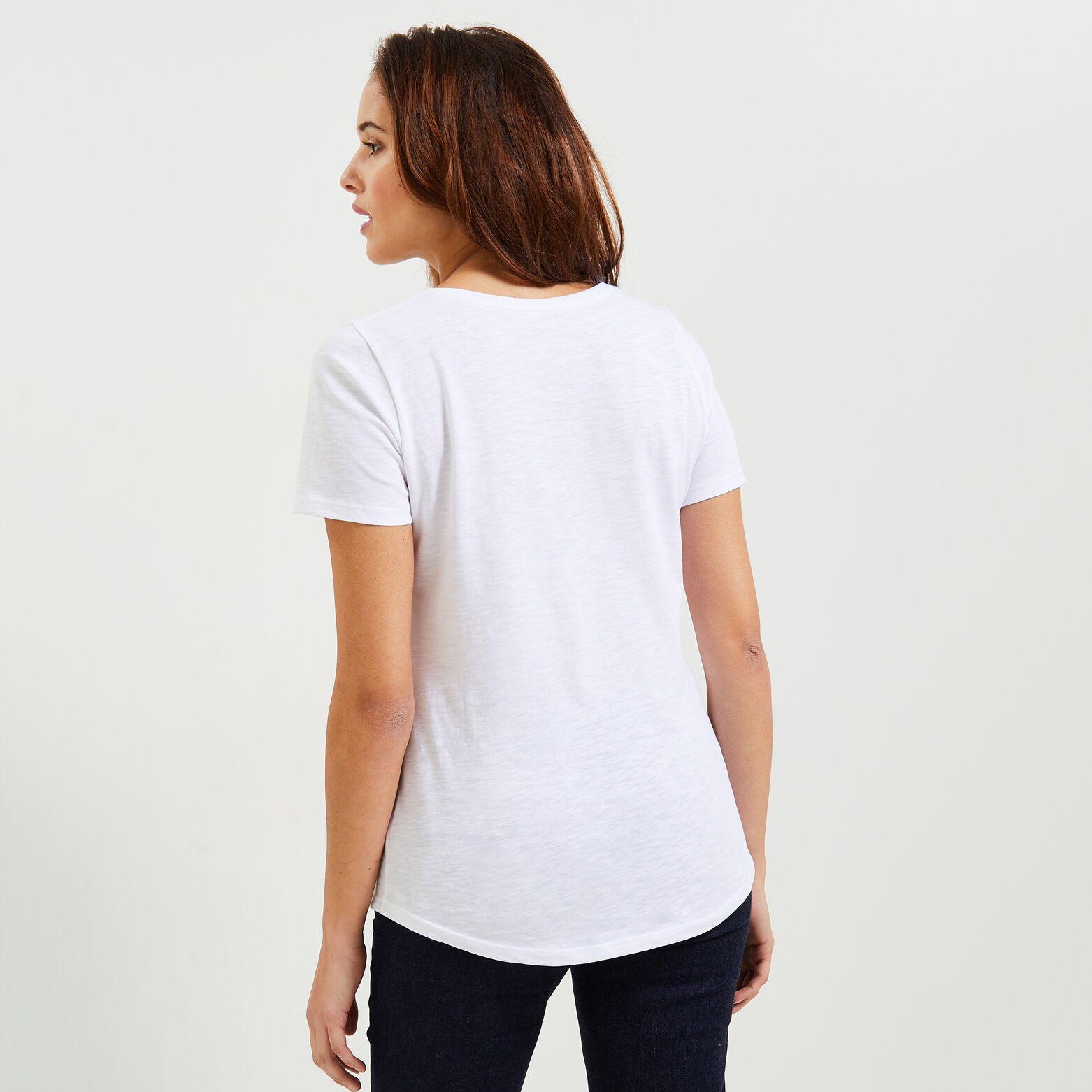 Tshirt col V femme