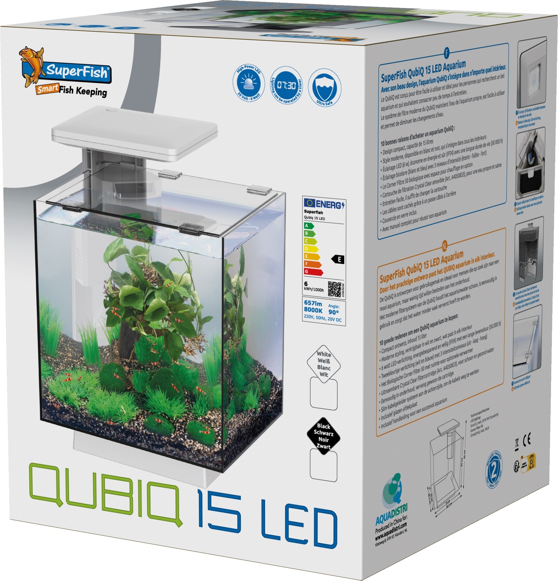 Qubiq 15 LED Wit