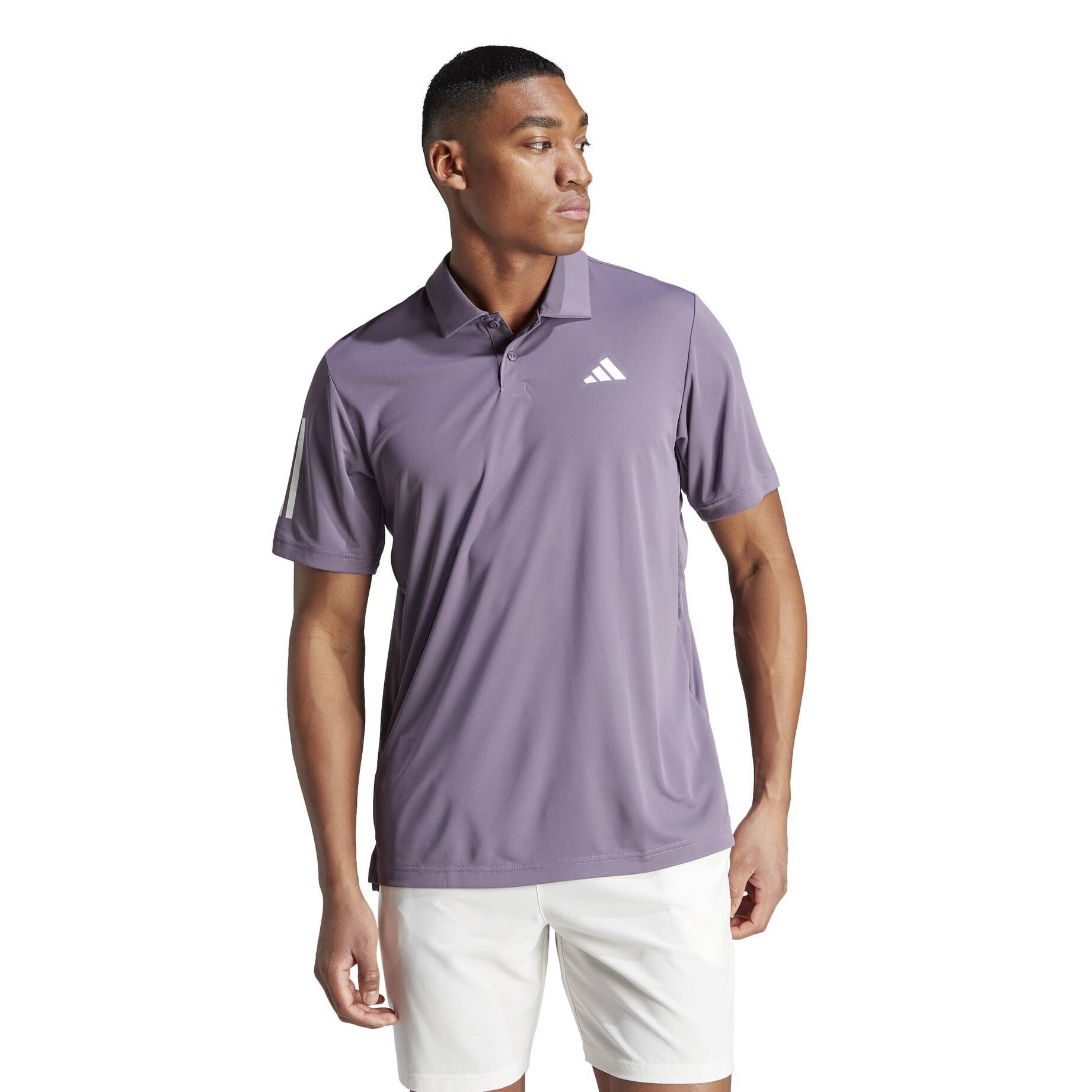 adidas Performance| Herren Tennisshirt CLUB 3-STRIPE