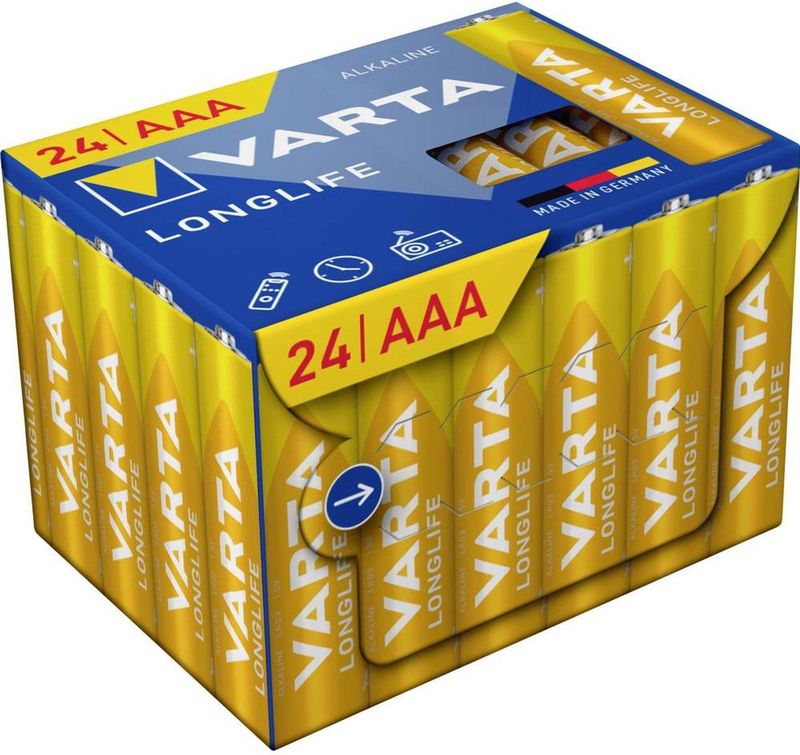 Varta - 4103 - Alkaline Batterij - AAA - Langdurige Energie