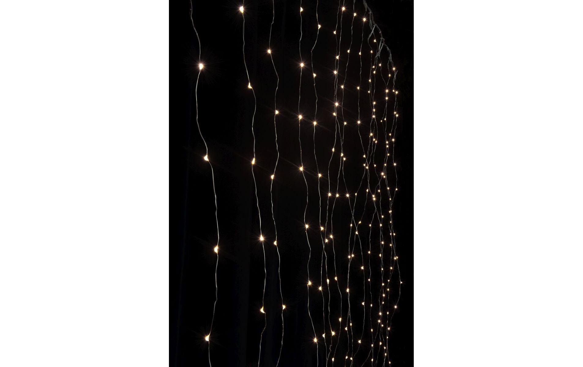 LED-Lichtervorhang Angel Hair 2 x 2.2 mIn- und Outdoor LED-Dekoration