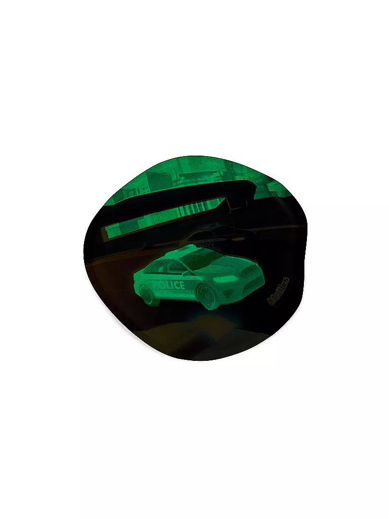ERGOBAG Glow in the Dark Klettie - Polizei  bunt
