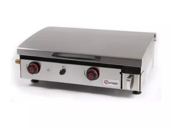 Plancha gaz 2 brûleurs Arenc 6 kW - Somagic