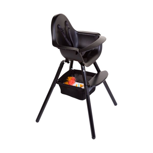 Childhome Evolu 2 Sandwich Mesh Mandje Black