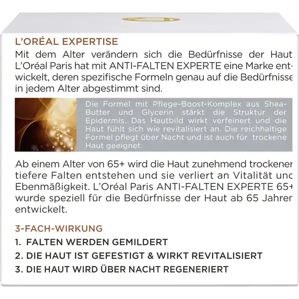 Gesichtscreme Anti-Falten Experte 45+ Nachtpflege