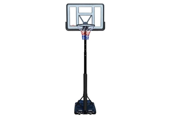 Basketballbrett med bøyle og stativ Outliner 45 cm, 110cmx75cm