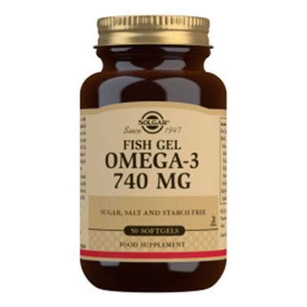 Ómega-3 740Mg Em Cápsulas De Gelatina De Peixe