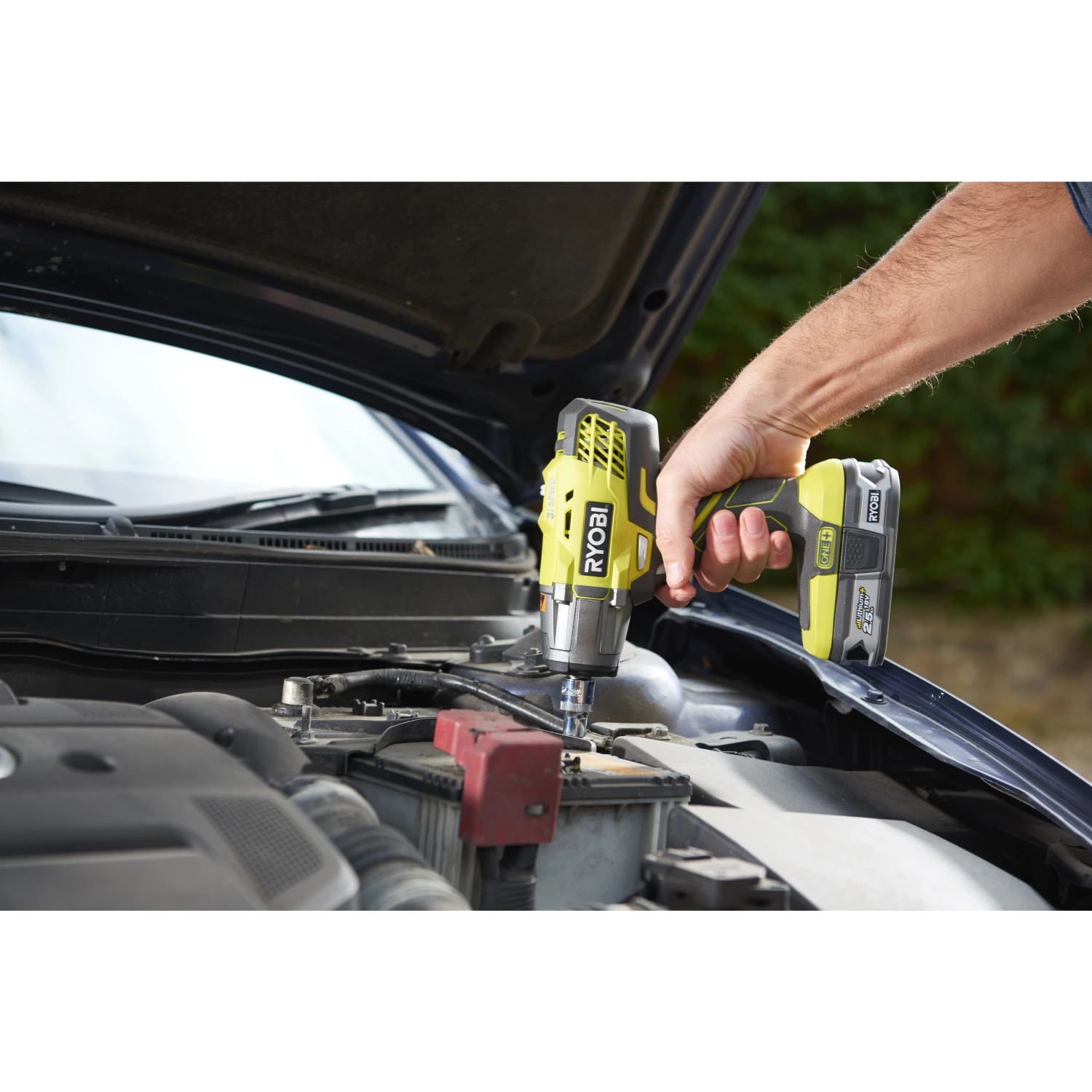 Ryobi R18IW3-0 ONE  18V Li-Ion Accu slagmoersleutel body - 400Nm - 1/2