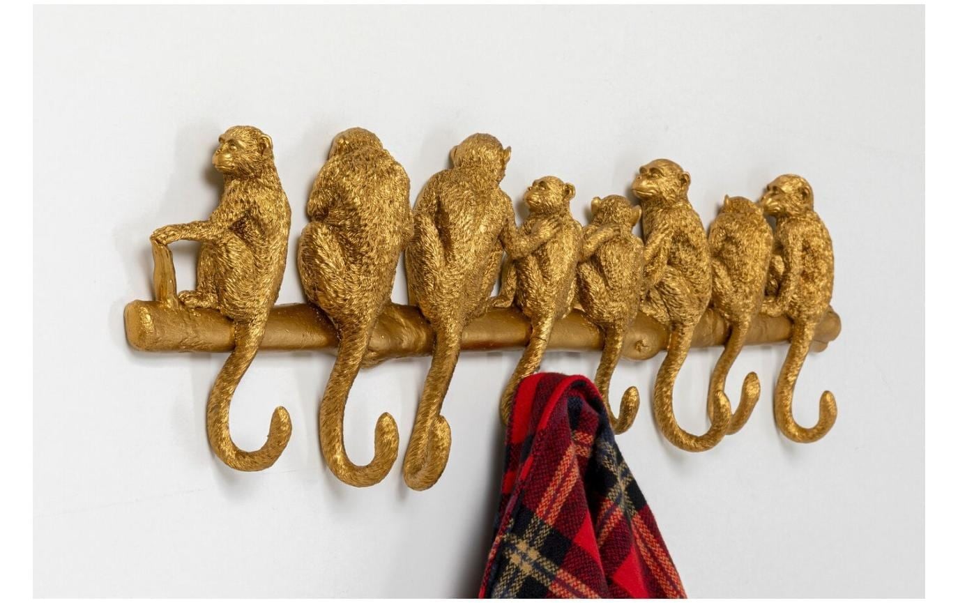 Kare Design Garderobenleiste »Garderobenleiste Monkey 8 Haken«