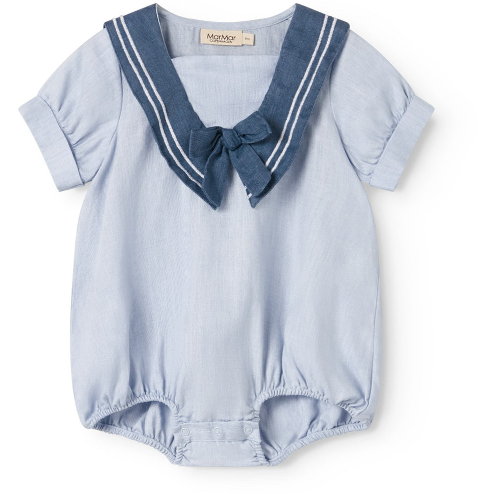 Køb MarMar Linen Blue Mist Raki Romper