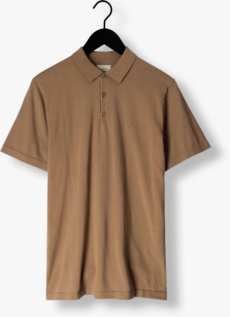 DSTREZZED bruine dstrezzed polo polo s/s cotton knit