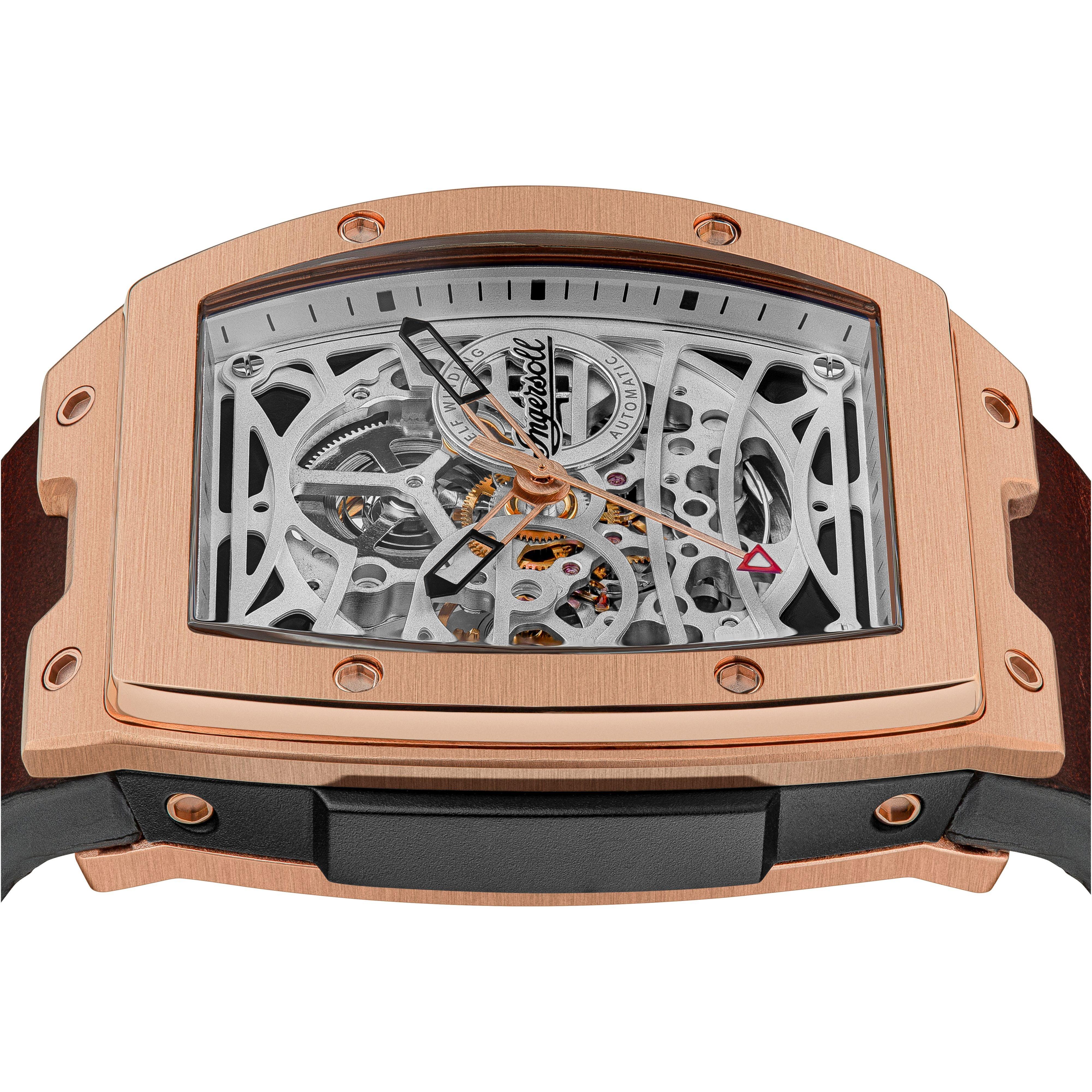 Ingersoll 1892 Challenger Automatic Brown Watch I12303